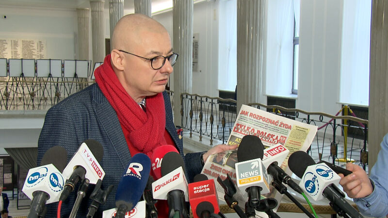 Kamiński: apeluję do marszałka Sejmu, aby zrobił coś w sprawie antysemickiej publikacji