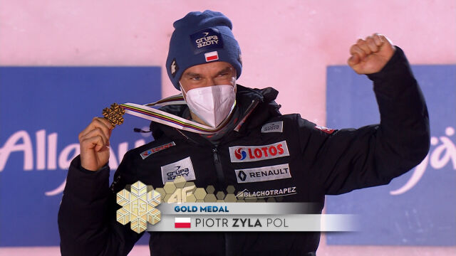 Piotr Żyła odebrał złoty medal mistrzostw świata!