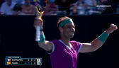 Skrót meczu Nadal – Mannarino w 4. rundzie Australian Open