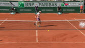 Kapitalna wymiana w 8. gemie 3. seta finału French Open