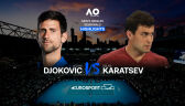 Skrót meczu Djoković - Karacew w półfinale Australian Open
