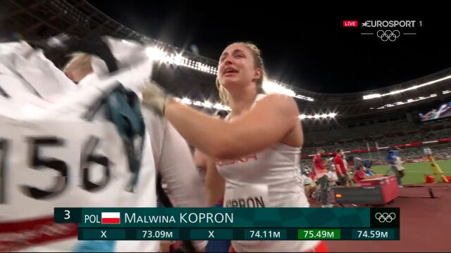 Tokio. Kopron wywalczyła brązowy medal w rzucie młotem kobiet