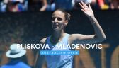 Skrót meczu Kristina Mladenovic - Karolina Pliskova w 1. rundzie Australian Open