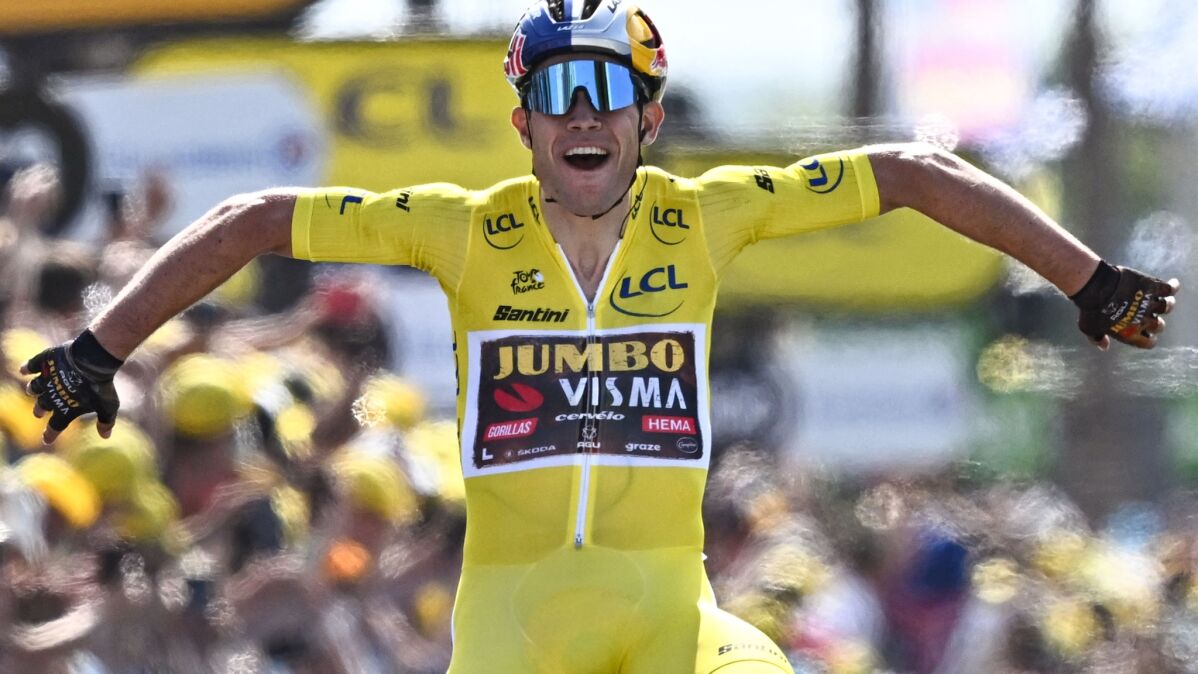 Wspaniała szarża lidera Tour de France. Po trzech drugich miejscach doczekał się zwycięstwa