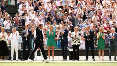 Federer owacyjnie powitany w Londynie. 