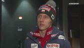 Dawid Kubacki po niedzielnej rywalizacji w mistrzostwach świata w lotach w Vikersund