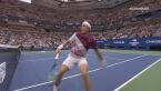 Świetne zagranie Ruuda w 4. gemie 1. seta finału US Open