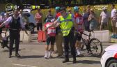 Kraksa Caleba Ewana podczas 13. etapu Tour de France