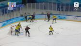 Pekin. Hokej na lodzie. Skrót meczu ćwierćfinałowego Szwecja - Kanada