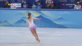 Pekin 2022 - łyżwiarstwo figurowe. Ewolucje Jekateriny Kurakowej w programie krótkim solistek