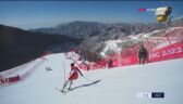 Pekin 2022 - narciarstwo alpejskie. Johannes Strolz najszybszy po pierwszym przejeździe w slalomie
