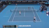 Skrót meczu Krejcikova/Siniakowa - Kudermietowa/Mertens w półfinale debla w Australian Open