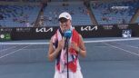 Rozmowa z Igą Świątek po awansie do ćwierćfinału Australian Open 2022