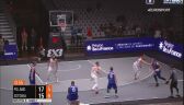 Decydujące momenty meczu Polska - Estonia na ME w koszykówce 3x3