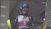 Mikaela Shiffrin wygrała pierwszy przejazd slalomu we Flachau