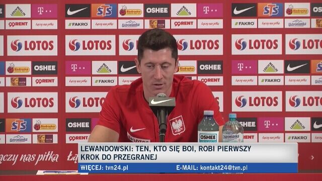 Robert Lewandowski o zbliżającym się meczu z Anglią 