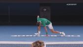 Uraz Novaka Djokovicia w meczu z Taylorem Fritzem