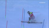 Nieudany przejazd Michała Jasiczka w 2. slalomie mężczyzn w Garmisch-Partenkirchen