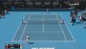  Skrót meczu Kenin - Jabeur w 1/4 finału Australian Open