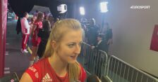 Kamila Witkowska po wygranym meczu z USA w mistrzostwach świata