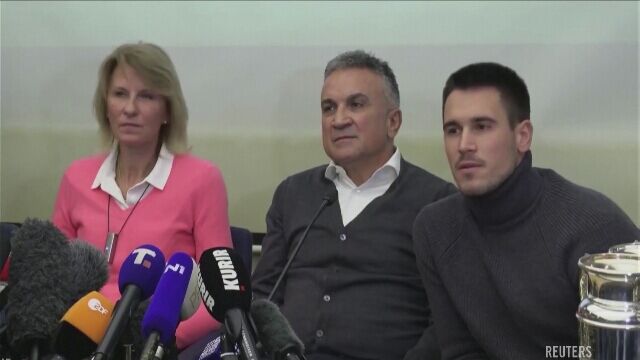 Konferencja prasowa rodziny Novaka Djokovicia