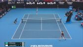 Australian Open. Szczęśliwa wymiana Rybakiny w 1. secie finału