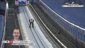 Skok Ammanna z 1. serii konkursu na skoczni dużej na MŚ w Planicy