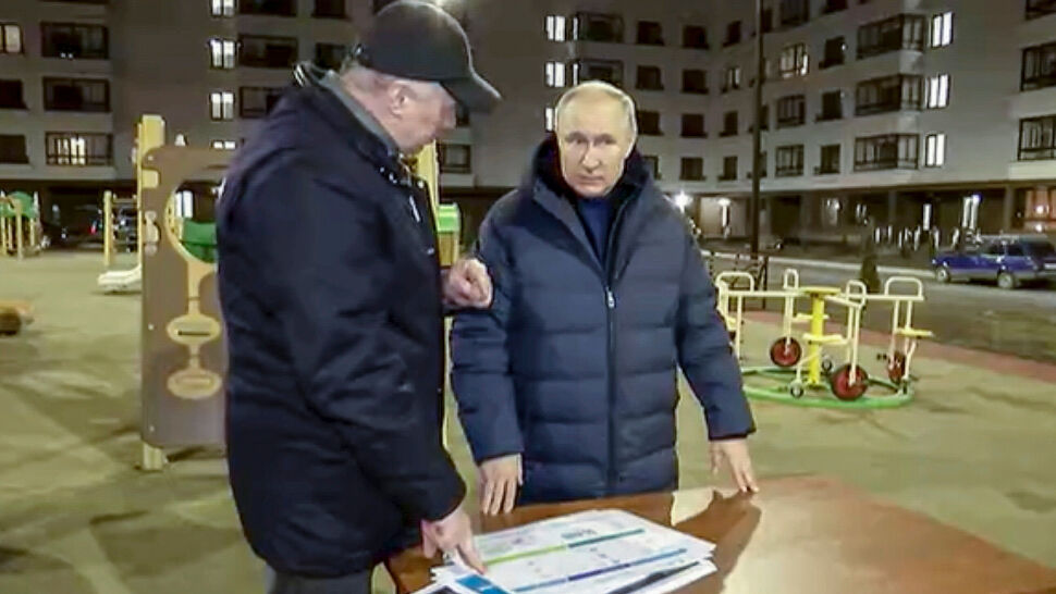 Władimir Putin rzekomo odwiedził Mariupol