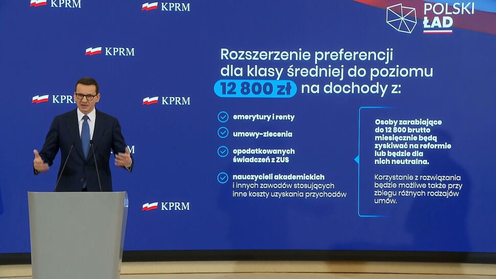 Premier ogłosił korektę Polskiego Ładu. Więcej osób ma zostać objętych ulgą dla klasy średniej