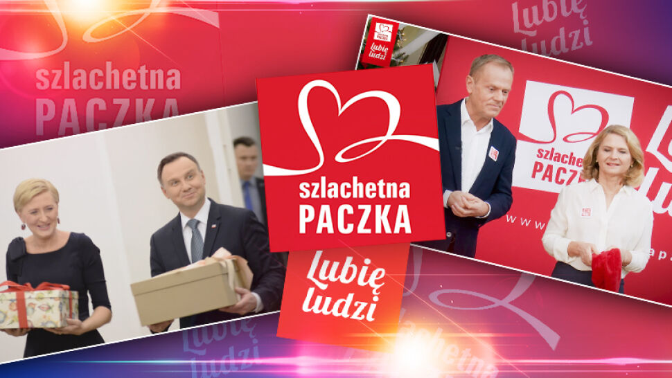 Prezydent Duda i przewodniczący Tusk przygotowali "Szlachetne Paczki"